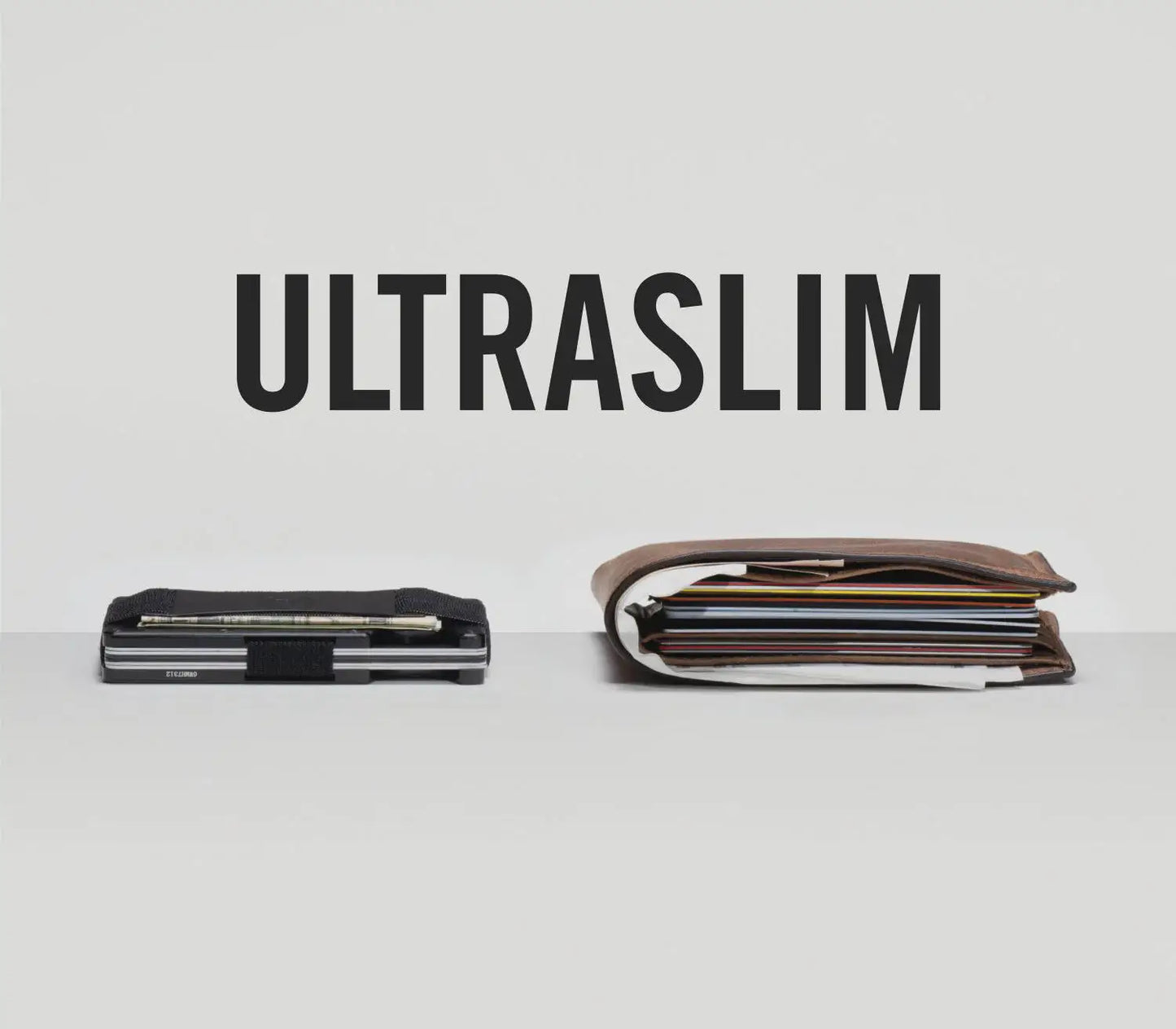 Ridge Wallet for Men - Slim Minimalist Compact Wallet and Card Holder, RFID Protected Front Pocket Wallets for Men